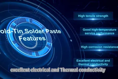 The world's most expensive solder paste - gold tin solder paste